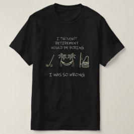 Camiseta Plano de Aposentadoria Rede de Pesca de Golfe — Pr
