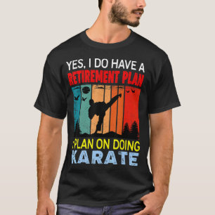 Camiseta Plano de Aposentadoria Slogan Pôr do Sol Retrô Eu