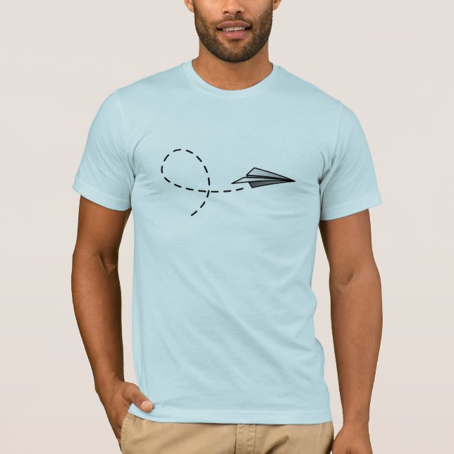 Camiseta Plano de ar de papel (Frente)