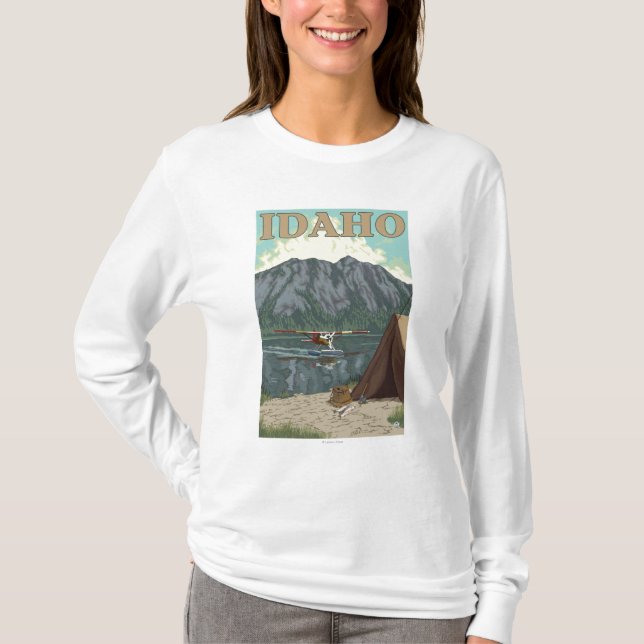 Camiseta Plano de Bush & pesca - Idaho (Frente)