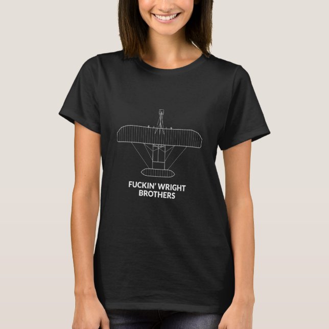 Camiseta Plano de Detecção de Aviões dos Irmãos Engraçados (Frente)