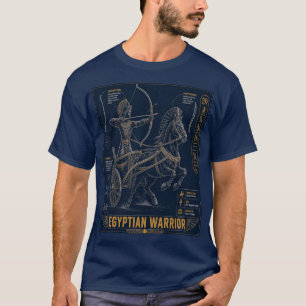 Camiseta Plano de Guerreiro Egípcio
