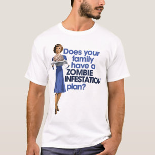 Camiseta Plano de Infestação Zombie