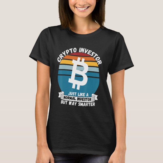 Camiseta Plano de Investidor Cripto B Hodl Cripto Blockchai (Frente)