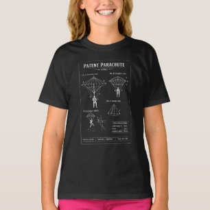Camiseta Plano de Paraquedas de Patente