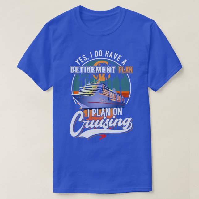 Camiseta Plano de Reforma do Cruzeiro Navio de Cruzeiro Eng (Frente do Design)