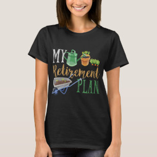 Camiseta Plano de Reforma Jardineiro Hobby Pensionista Jard