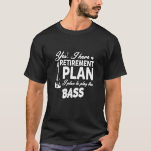 Camiseta Plano de Retirada do Jogador de Bass - Música
