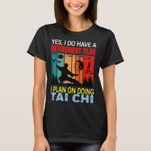 Camiseta Plano De Retirada Do Slogan Retroativo I Planejo N
