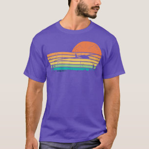 Camiseta Plano de Soar do Piloto do Planador Retroativo
