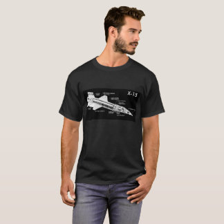 Camiseta Plano de X-15 Rocket