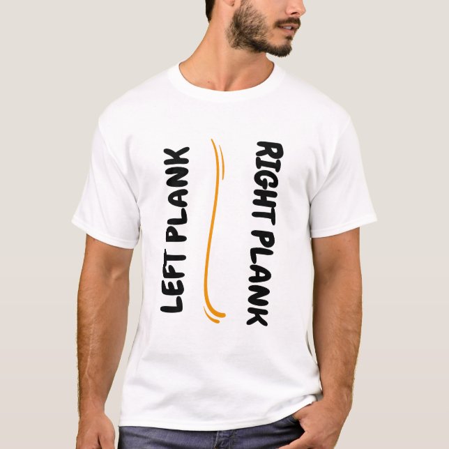Camiseta Plano direito para a esquerda (Frente)