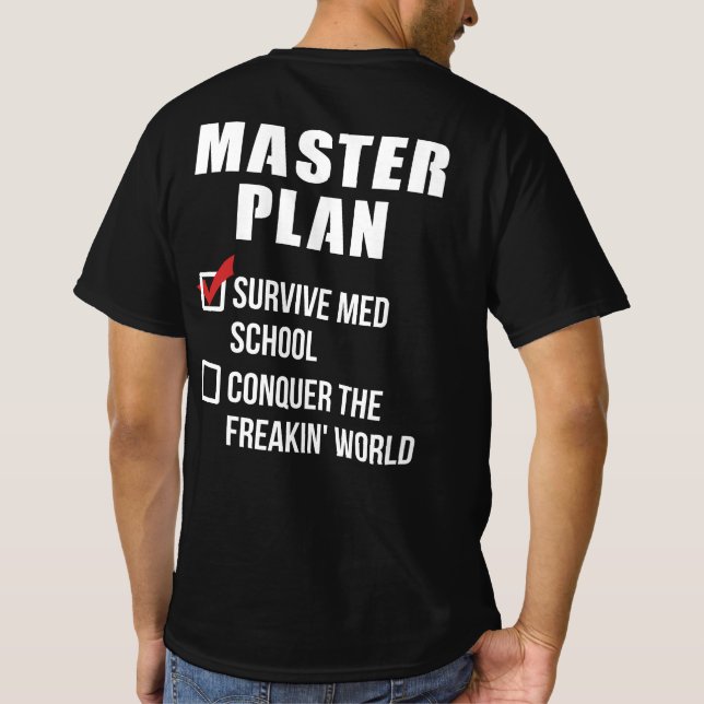 Camiseta Plano Diretor de Graduação de Estudantes do Med Sc (Verso)