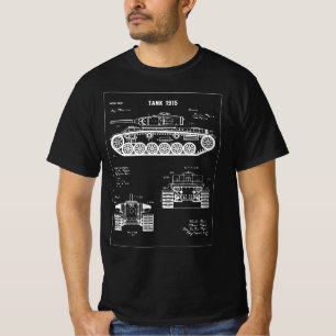 Camiseta Plano do Tanque 1915