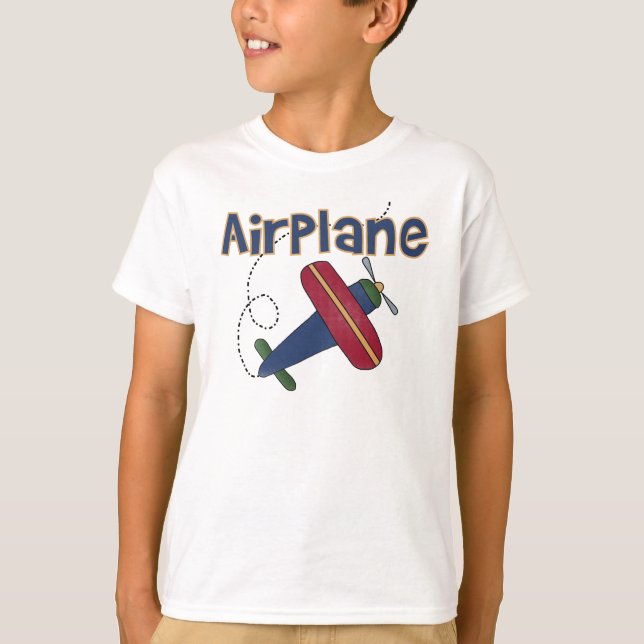 Camiseta Plano do vôo do avião (Frente)