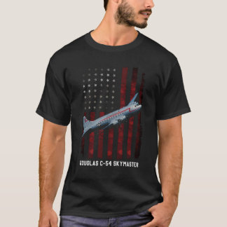Camiseta Plano Douglas C-54 Skymaster c54, aeronave c54