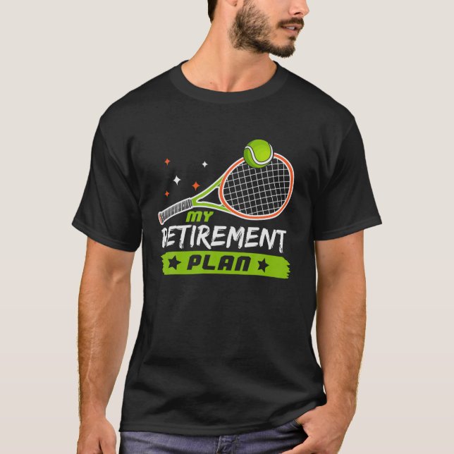Camiseta Plano Funny De Retirada De Tênis (Frente)