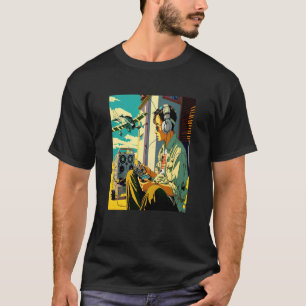 Camiseta Plano Miniatura Planos Retro-Rádio Legal