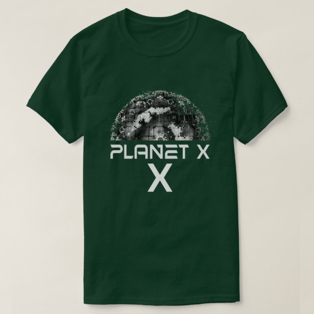Camiseta Plano Nibiru Intergaláctico de Exploração Espacial (Frente do Design)