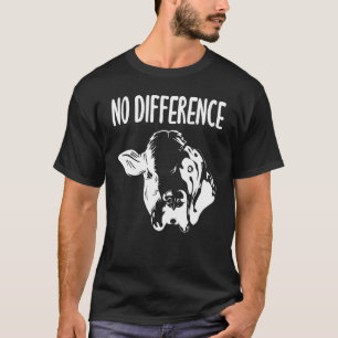 Camiseta Plano Nutricional Vegano Sem Diferença Vaca Cachor