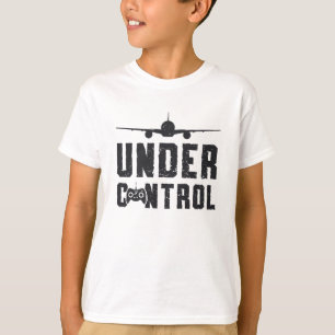 Camiseta Plano RC sob controle Avião piloto avião RC