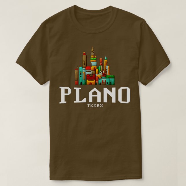 Camiseta Plano Texas (Frente do Design)