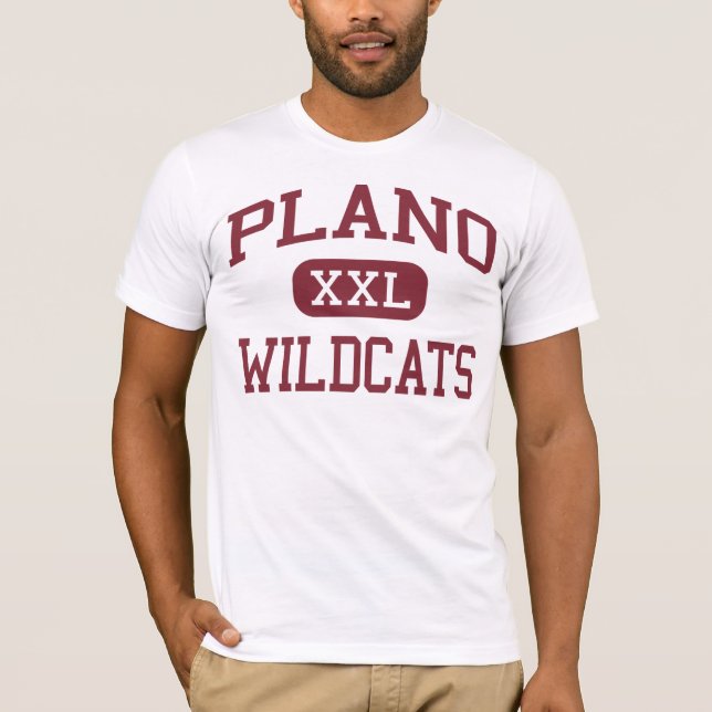 Camiseta Plano - Wildcats - mais velho - Plano Texas (Frente)