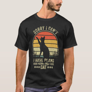 Camiseta Planos com a minha Família de Gatos Gatinhos Roupa