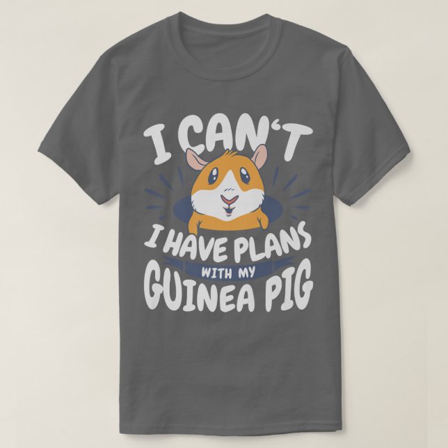 Camiseta Planos Com Minha Porca Da Guiné (Frente do Design)