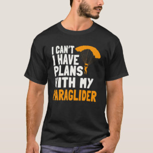 Camiseta Planos de parapente Parapentes Pára-quedas Paramot