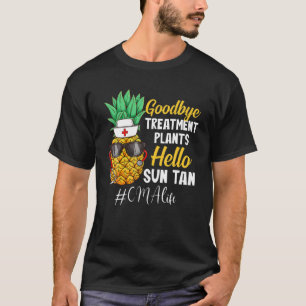 Camiseta Planos de tratamento de adeus vitais do abacaxi CM