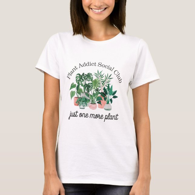 Camiseta Plant Addict Social Club (Frente)