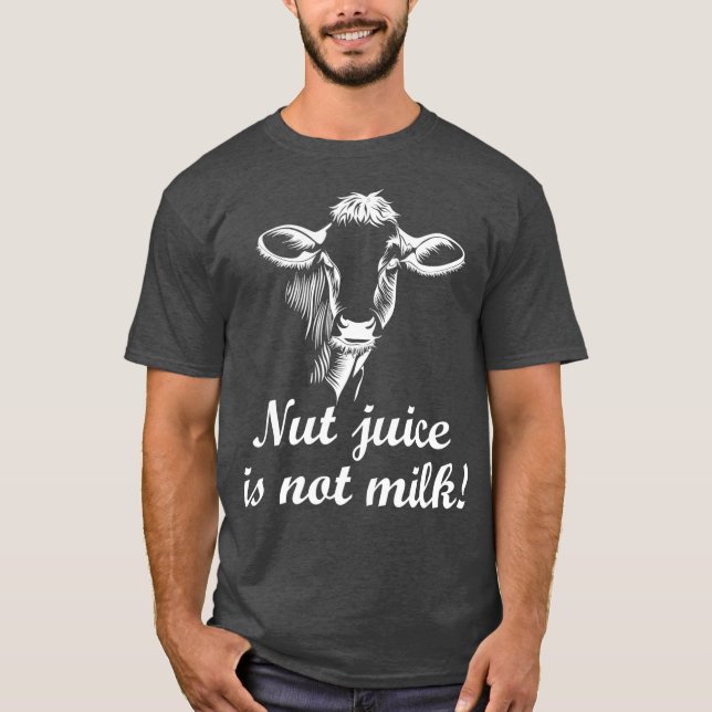 Camiseta Plant Based Milk vs Dairy Milk Holstein Milk (Frente)