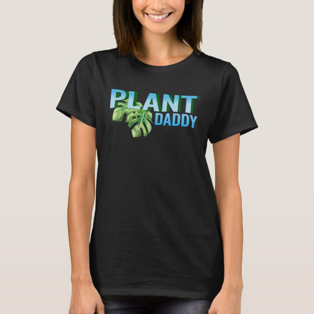 Camiseta Plant Daddy Gardening  Watering Plants (Frente)