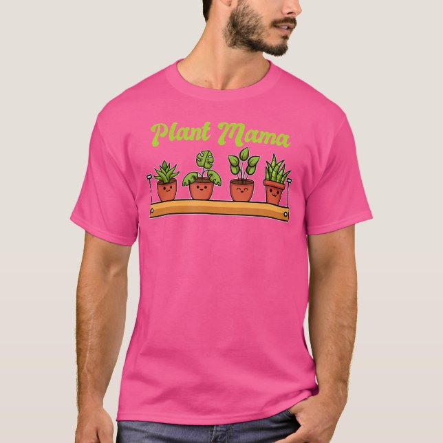 Camiseta Plant Mama Garden Lovers Gardening (Frente)