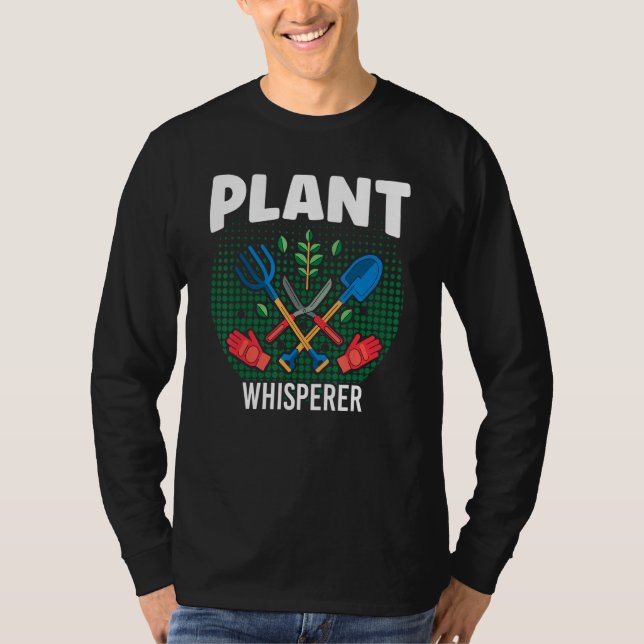 Camiseta Plant Whisperer Gardening Landscaper (Frente)