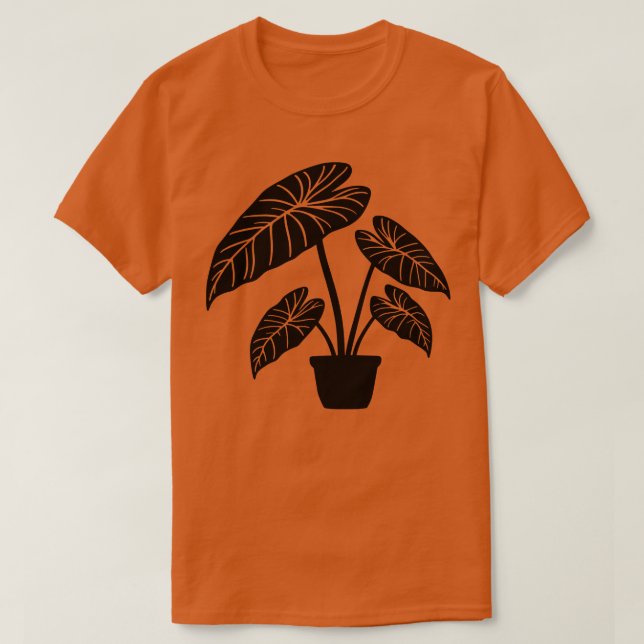 Camiseta Planta Alocasia (Frente do Design)