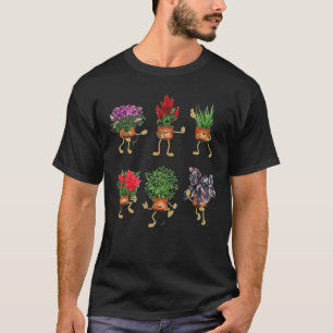 Camiseta Planta Amante Mulher Florista Jardineira Dabbing