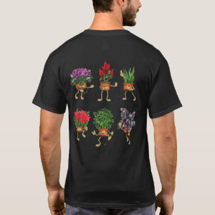 Camiseta Planta Amante Mulher Florista Jardineira Dabbing