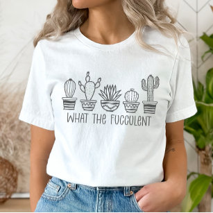Camiseta Planta Aproxima Tee, Que Fuculente