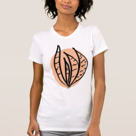 Camiseta Planta Cobra Botânica Mínima Arte Boho
