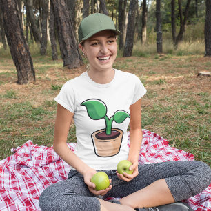 Camiseta Planta de Casa de Folha Verde