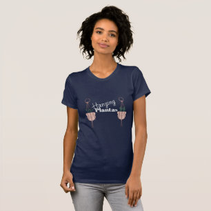 Camiseta Planta de Casa Suspensa Engraçada Macrame Selva