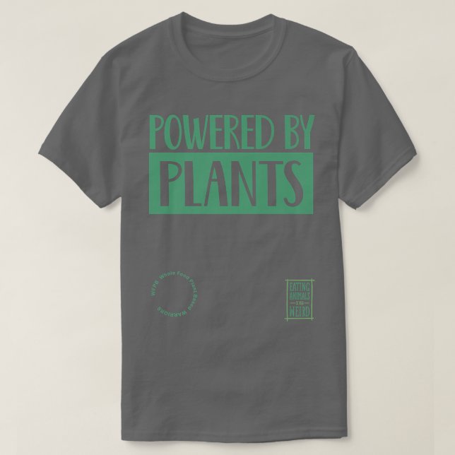Camiseta Planta De Comida Inteira, Vegan, FPB Vegetariana (Frente do Design)