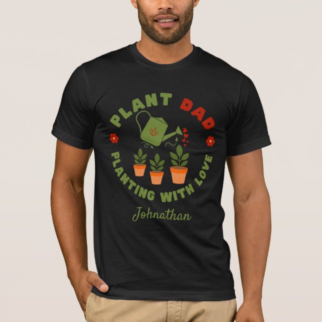 Camiseta Planta de Pais com amor personalizado (Frente)