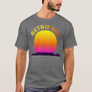 Camiseta Planta de Sol com Imagem Retroativa dos anos 80