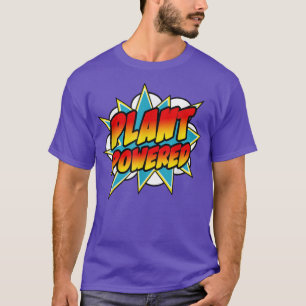 Camiseta Planta Engraçada De Superpotência Vegetariana Vega