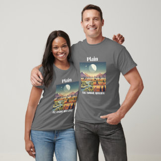 Camiseta Planta Flat Lowland Dark Cinza Tee
