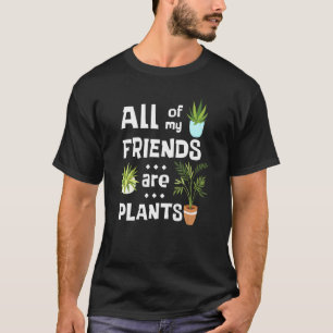 Camiseta Planta Introvertida Todos os Meus Amigos São Plant