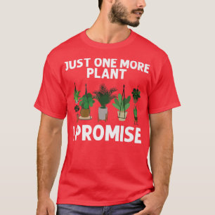 Camiseta Planta legal para homens, jardineira Pote